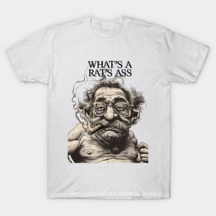 Puff Sumo: Asking for a Friend... What's a Rat's Ass? T-Shirt